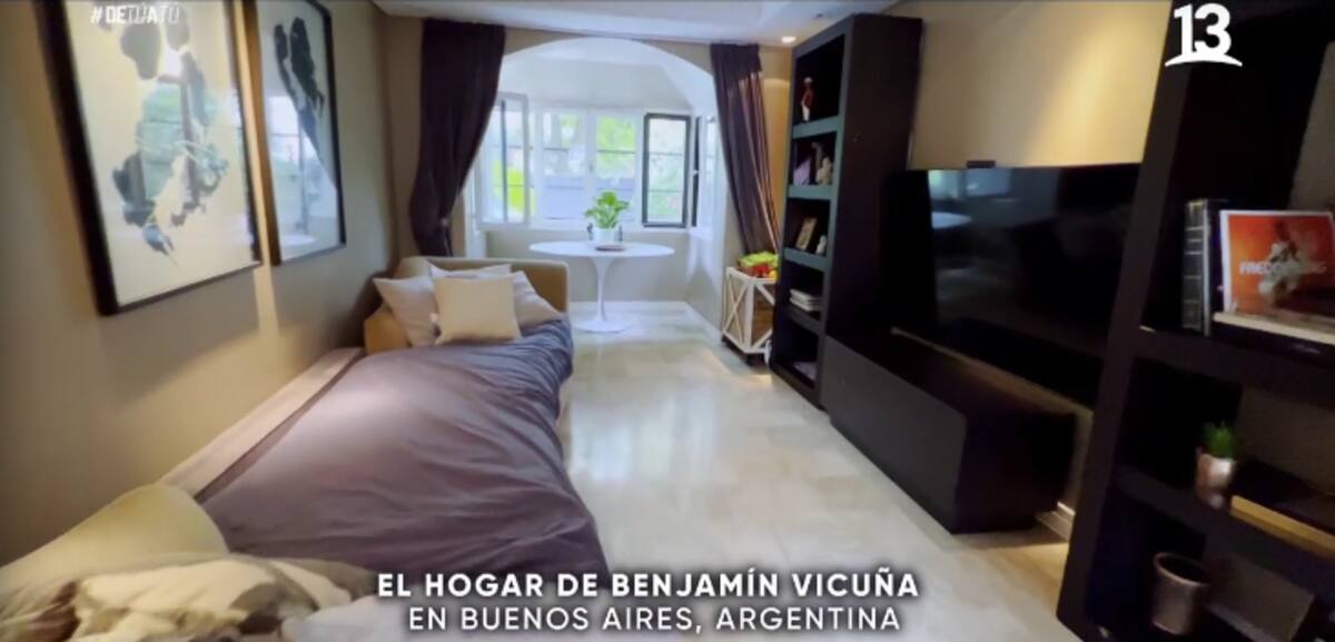 La sala de juegos de sus hijos. Créditos: Canal 13.