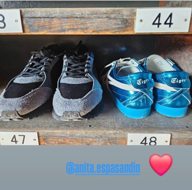 La pareja se dedicó románticas postales.