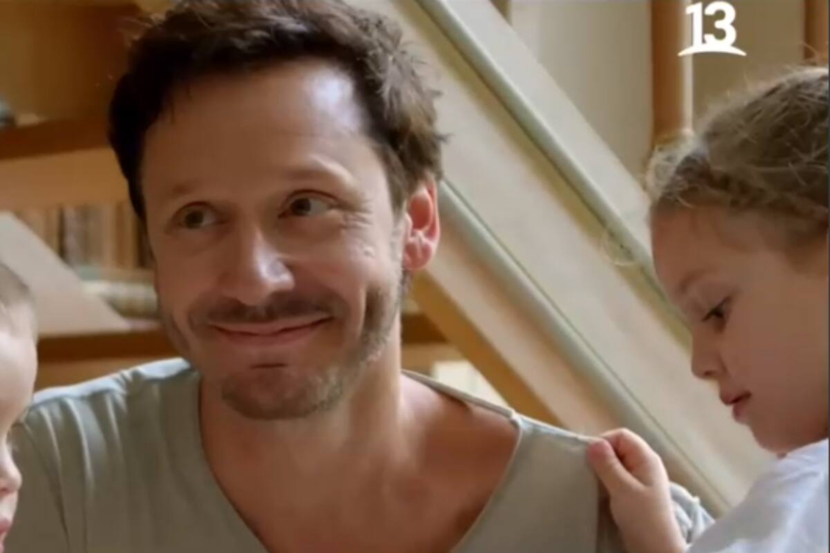 El emocionante y tierno momento de Benjamín Vicuña y su hija.