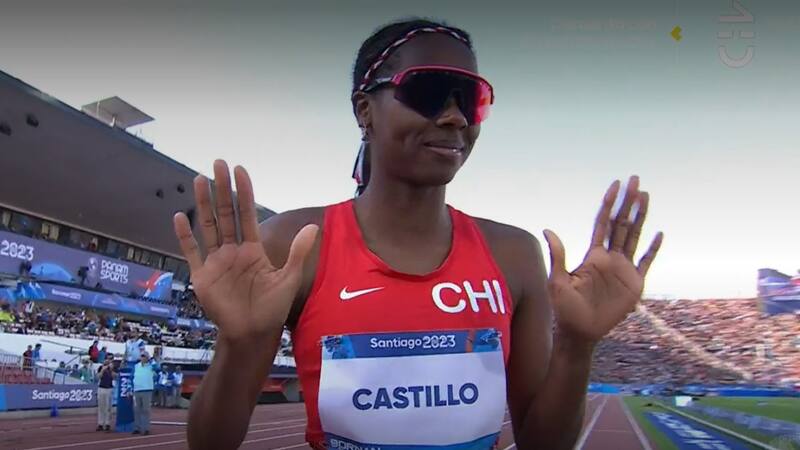 Berdine Castillo en Santiago 2023.