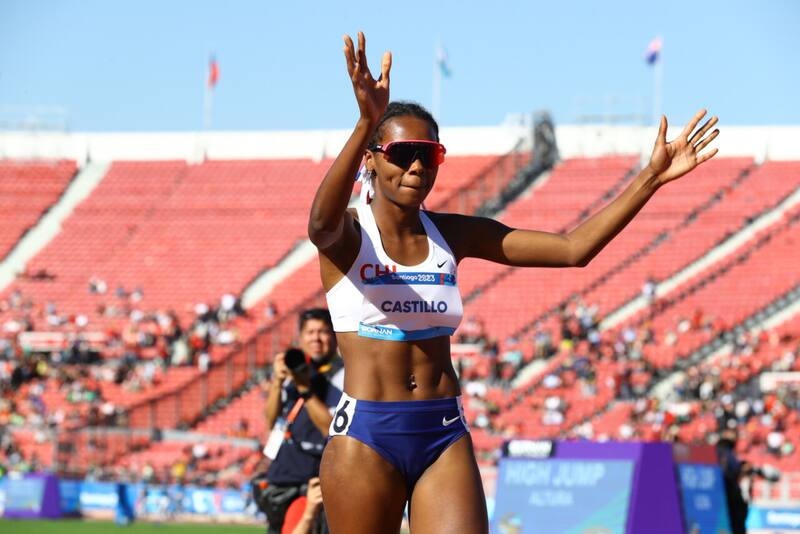 compitiendo en los Juegos Panamericanos de Santiago 2023 (Foto: Photosport)