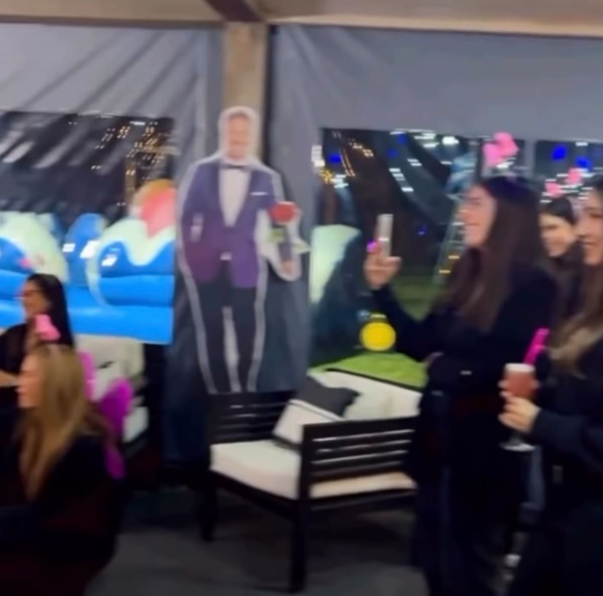 El argentino también estuvo presente en la despedida de soltera.