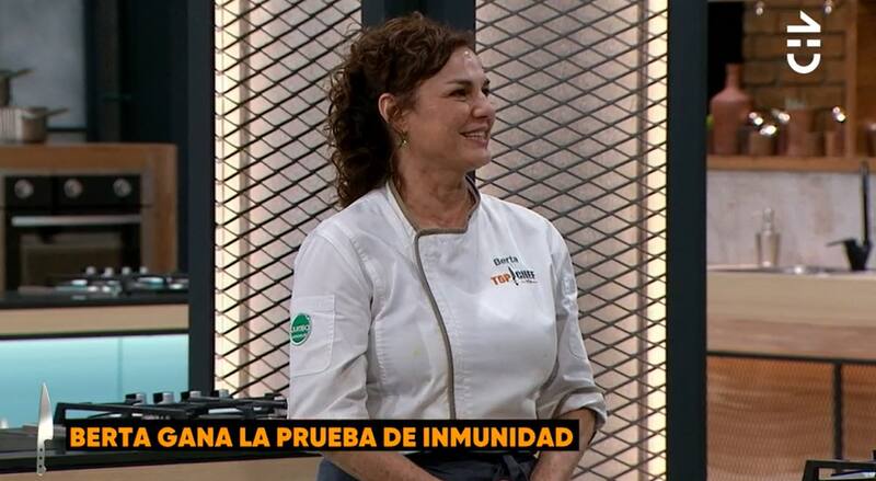 Berta Lasala es la nueva inmune. Créditos: Pantallazo CHV