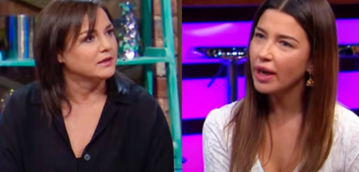 La actrices estuvieron distanciadas.