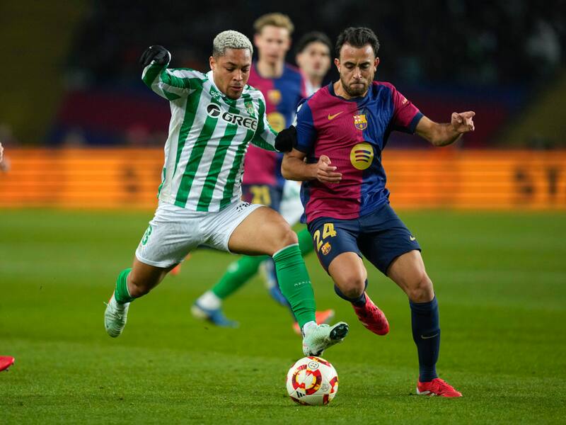 Cayó eliminado de la Copa del Rey por el Barcelona. Foto: EFE/Enric Fontcuberta