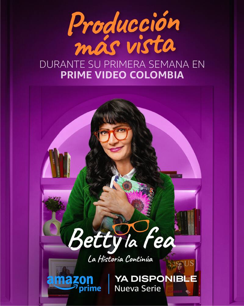 Betty la fea rompió récords de audiencia en prime Video