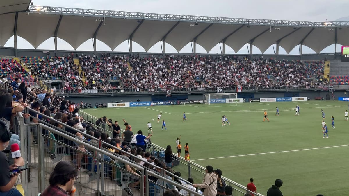 La parcialidad de Colo Colo. Foto: Enelcamarín