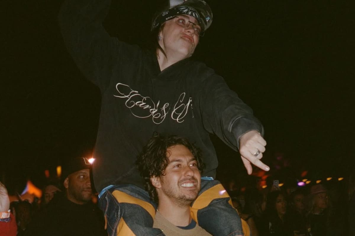 disfrutaron juntos en el Festival Coachella 2024. Créditos: Instagram @natandalex.