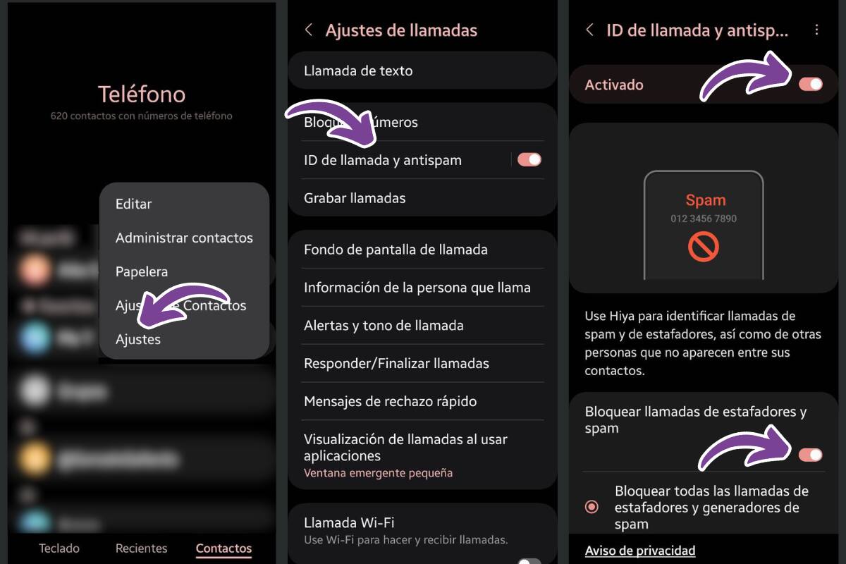 Sigue estos pasos para bloquear todas las llamadas de spam y estafas que te lleguen.
