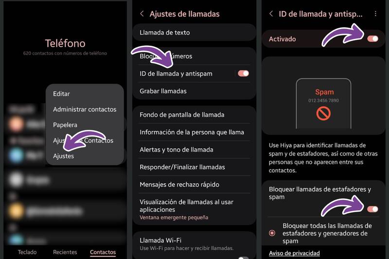 Sigue estos pasos para bloquear todas las llamadas de spam y estafas que te lleguen.