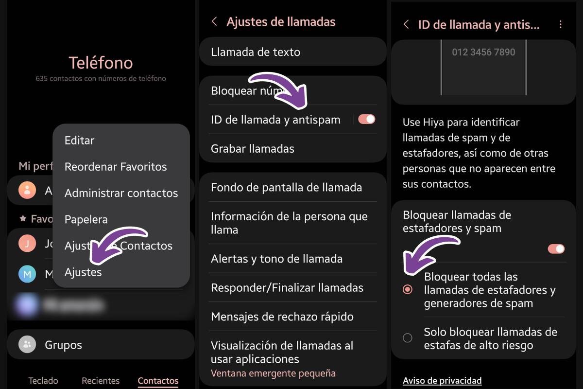 Hay que seguir estos pasos para activar la función.