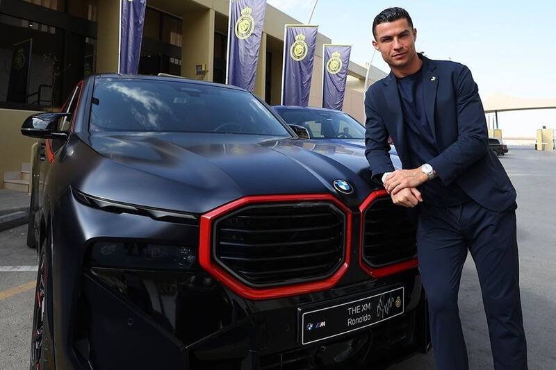 Cristiano Ronaldo y su nuevo BMW / instagram @bmwm