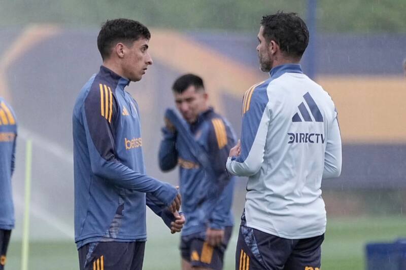 Fernando Gago no tiene considerado a Gary Medel.