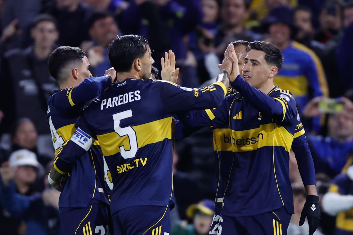 El Xeneize venció a O'Higgins en el duelo de ida por los playoffs de los octavos de final de la Copa Sudamericana. Foto: EFE.