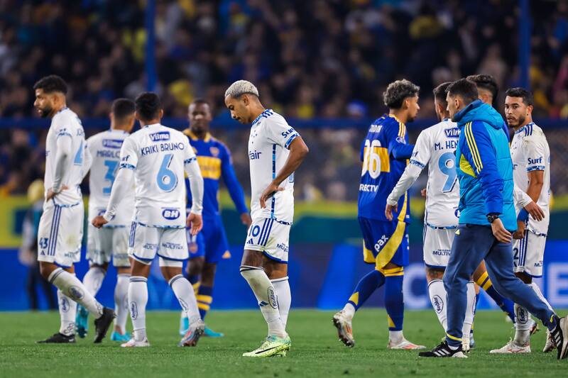 Cruzeiro denunció los actos de racismo de parte de la hinchada de Boca Juniors. EFE.