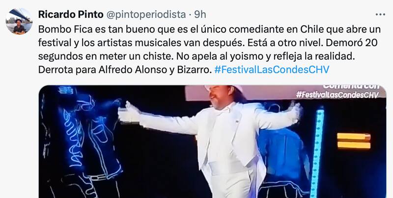 El comediante encantó a los usuarios con su rutina.