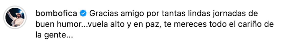 El comediante despidió a Willy Benítez.