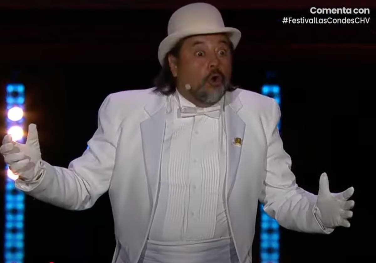 arrasó con la audiencia en su presentación en el Festival de Las Condes 2025. (Foto: Chilevisión)