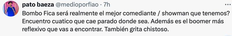 El comediante encantó a los usuarios con su rutina.