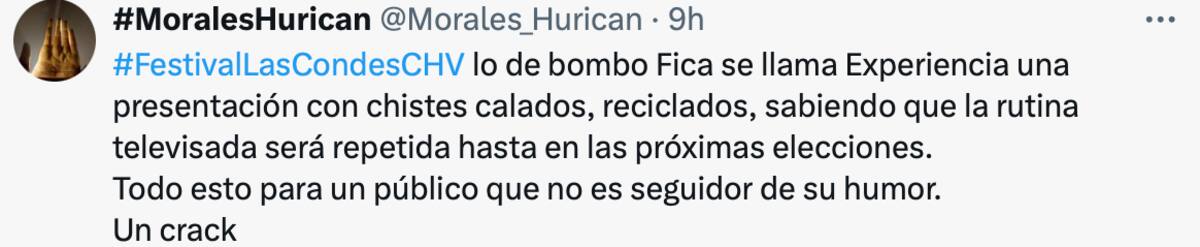 El comediante encantó a los usuarios con su rutina.
