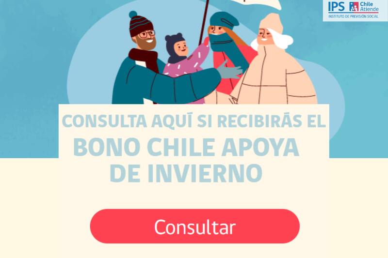 Revisa si no has cobrado el dinero. Créditos: Bono Chile Apoya de Invierno