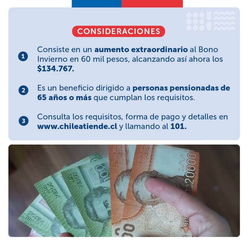Conoce a continuación los requisitos para recibir el segundo pago del Bono Invierno.
