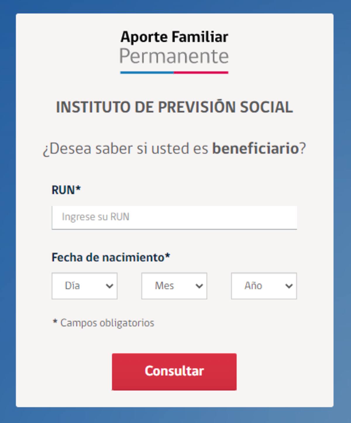 Ingresa tus datos a la página del Aporte Familiar Permanente para saber si recibes el segundo pago. Créditos: IPS.