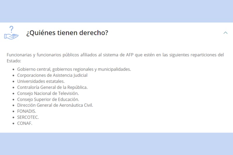 Estas son las instituciones que pueden acceder al beneficio estatal.