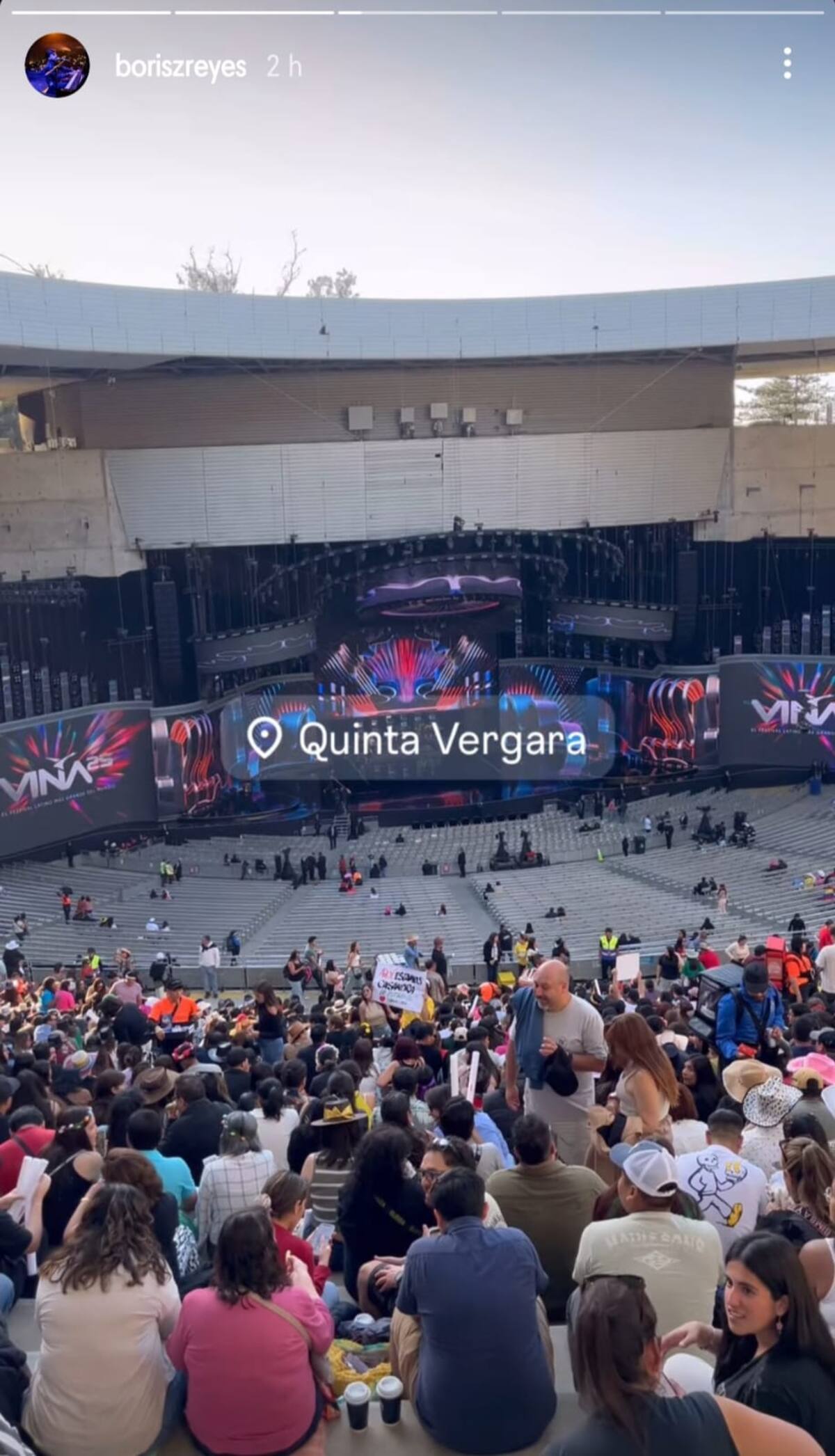 El nieto de Zalo Reyes está presente en la Quinta Vergara para ver el homenaje a su abuelo de Carin León.