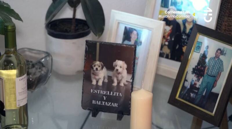 Las postales que destacan en su casa. Créditos: CHV.