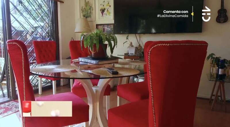 El comedor de la casa de Botota Fox. Créditos: CHV.
