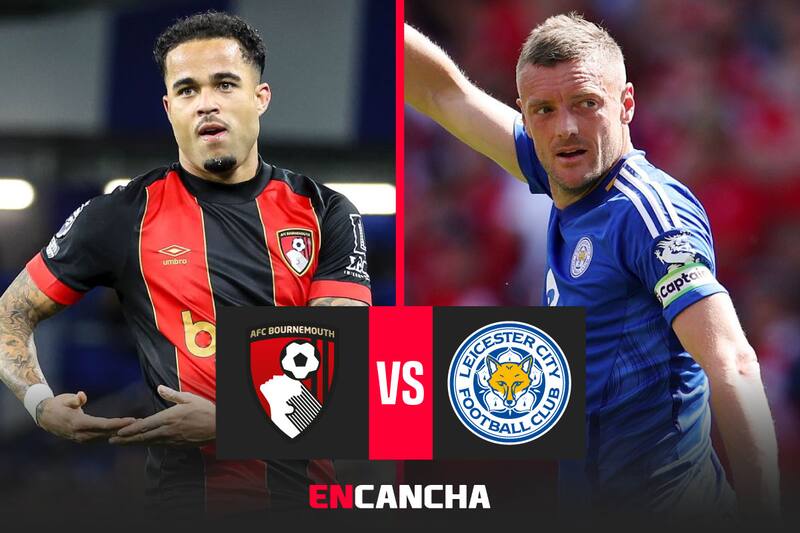 por la fecha 38 de la Premier League. Foto: Prensa Bournemouth y Leicester City.