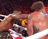 VIDEO | ¡Lo mandó al hospital! Así fue el espectacular nocaut de Anthony Joshua a Jake Paul