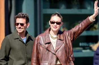 Ya no esconden su amor: Gigi Hadid y Bradley Cooper fueron capturados de la mano