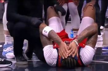 VIDEO | ¡Qué dolor! La terrible lesión que remece a la NBA