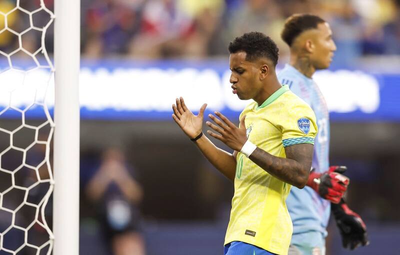 Brasil empezó su Copa América con un opaco empate frente a Costa Rica. Foto: EFE