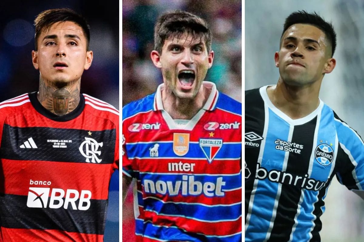 Erick Pulgar, Benjamín Kuscevic y Alexander Aravena son algunos de los chilenos que jugarán la Primera División de Brasil.