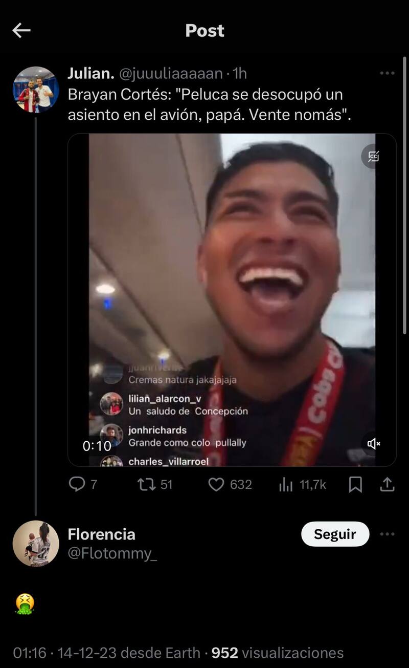 y su broma a Maximiliano Falcón.