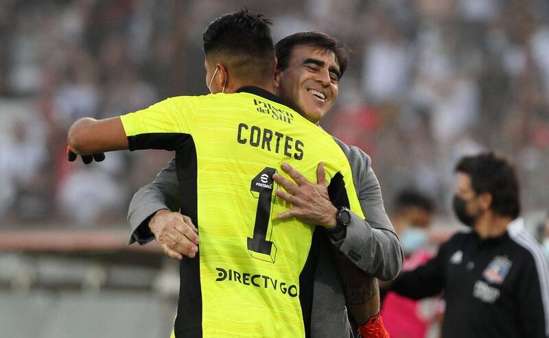 Gustavo Quinteros y Brayan Cortés.