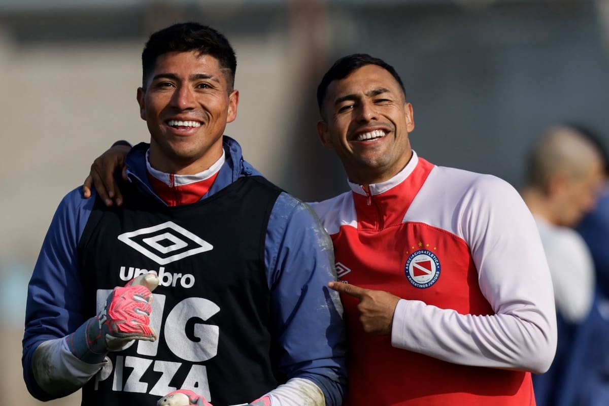 Los chilenos en Argentinos Juniors. Foto: AAAJoficial.