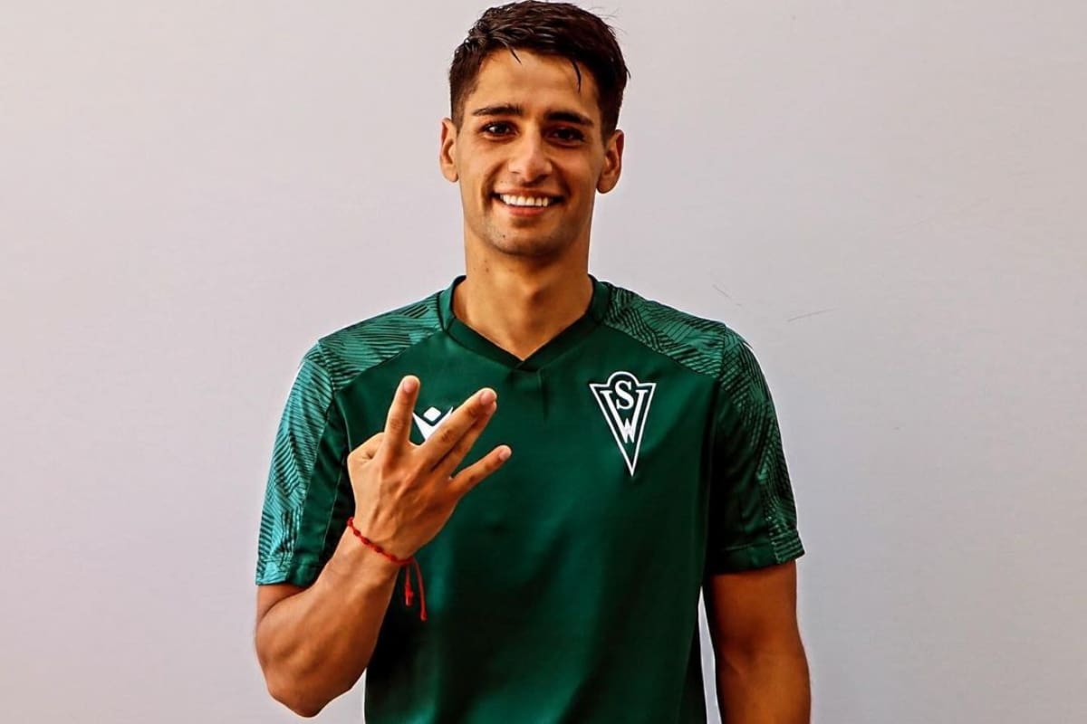 Brayan Garrido vive un gran presente con la camiseta de Santiago Wanderers.