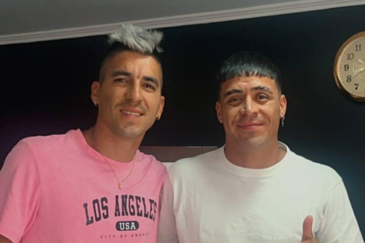 junto a su hermano Leandro Fernández.