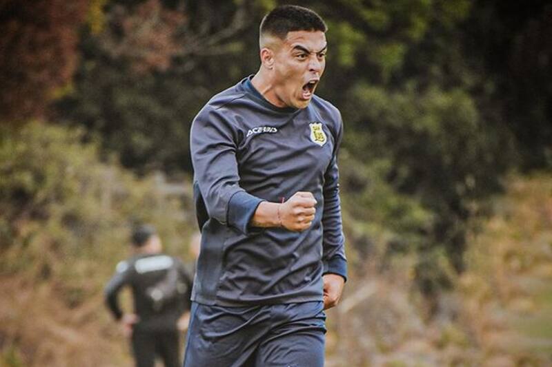 Brian Fernández fue parte de la pretemporada de San Luis en este 2023.
