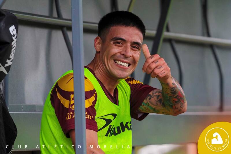 Brian Fernández en su regreso a México (Foto: Atlético Morelia)