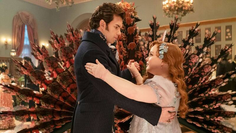 penelope y Colin, los protagonistas de "Bridgerton"