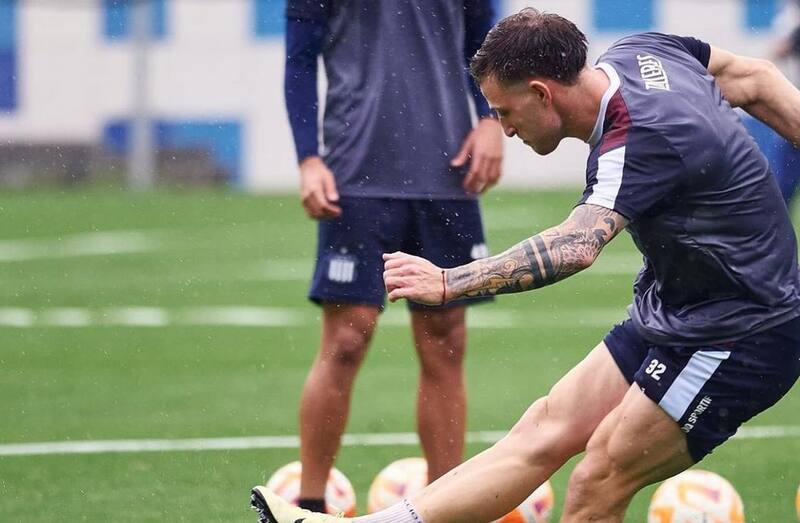 participó en la victoria de Talleres ante el Estrella Roja