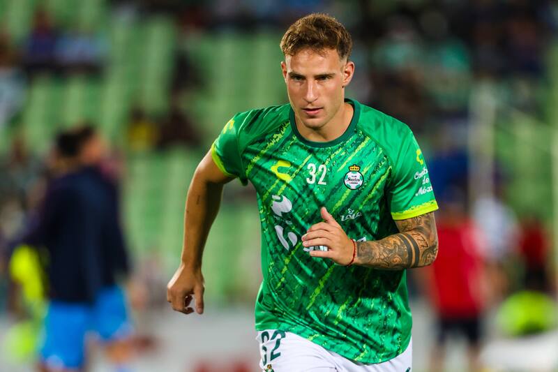 Delantero chileno del Santos Laguna.