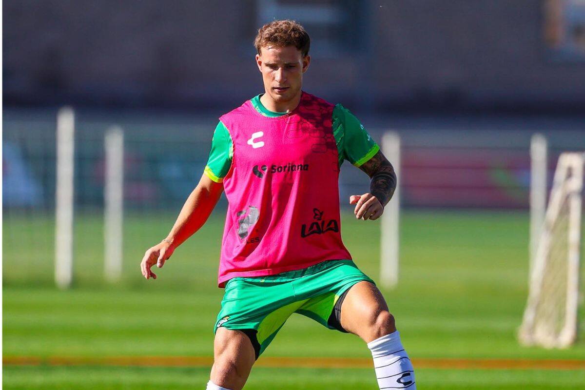 estará 10 días en recuperación de su lesión. Foto: @Clubsantos.