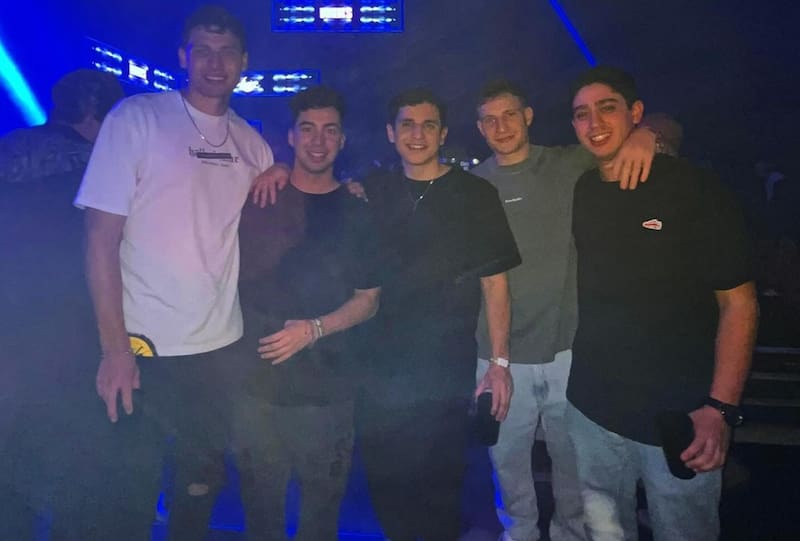 disfrutando en sus días libres. Foto: @brunobarti