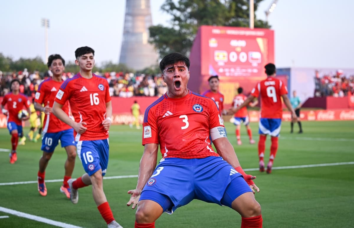El defensor central se lució con la Roja Sub 17 en el Mundial de la categoría. Foto: Markus Ulmer - Comunicaciones FFCH